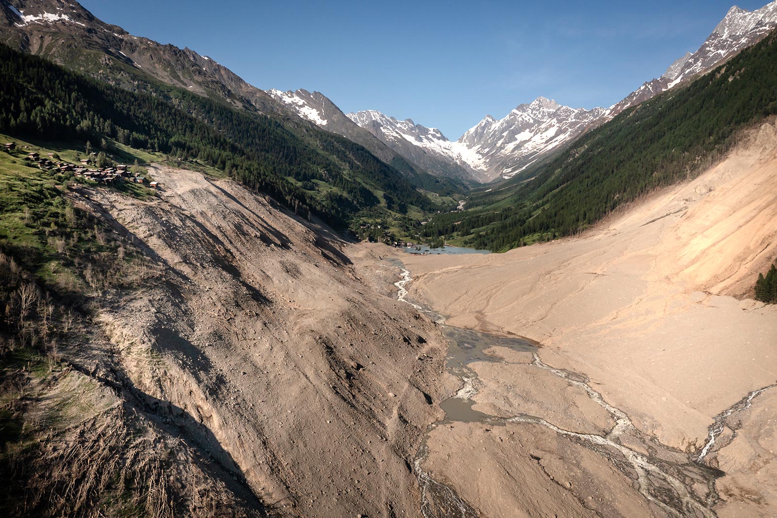 muellmuseum-bergsturtz-0553 Nach dem Bergsturz im Lötschental